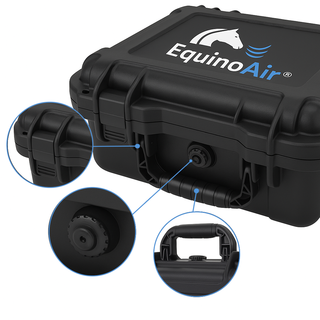 EquinoAir Transportbox Transportkoffer Aufbewahrungsbox - robust & stoßfest