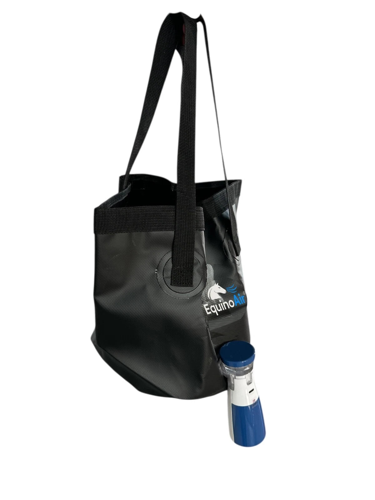 EquinoAir – Mobiler Pferdeinhalator mit Kopf-Maske